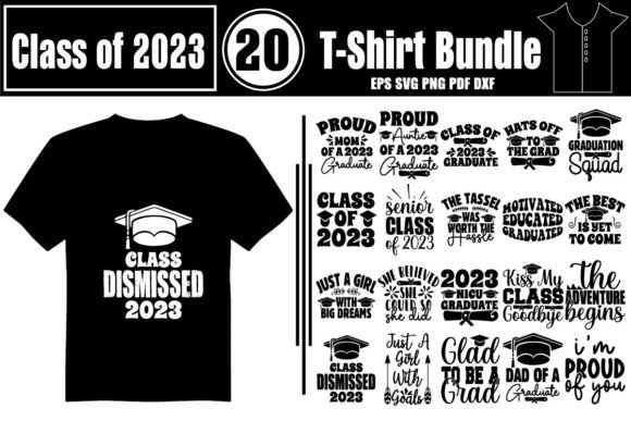 Class of 2023 Bundle: Graphics for T-Shirt Designs