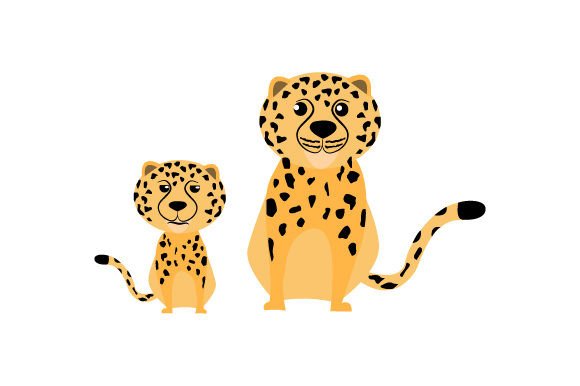 Grumpy Little Cheetah Being Angry at Mom