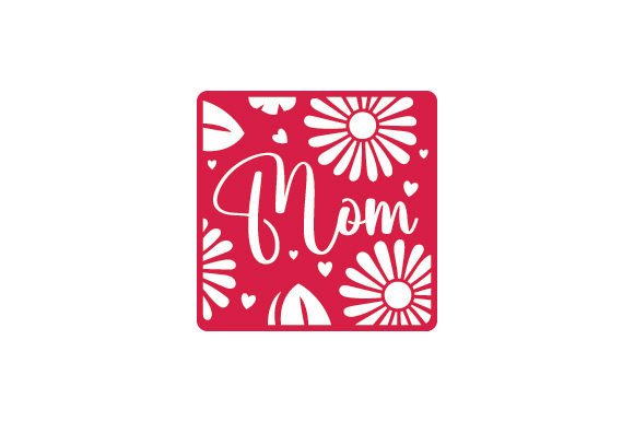 Intricate Cut Mother's Day Card - Mom