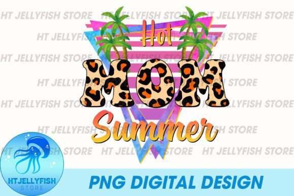 Mom Summer Sublimation: Fresh Graphics for Print Templates