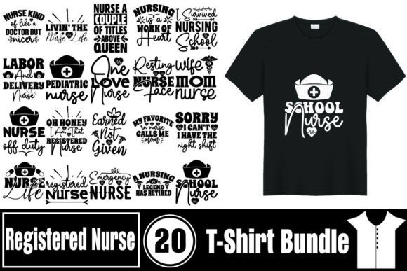Nurse Bundle: Graphics for T-Shirt Designs