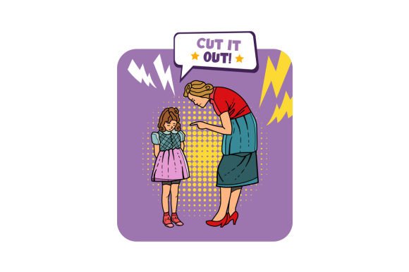 Retro Mom Retro Kid - 1960s, Comic Style